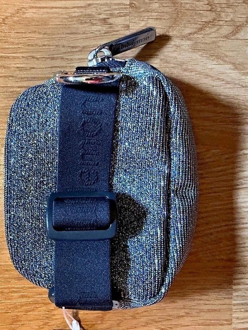 Lululemon Everywhere Belt Bag Nano *Glitter Gray Pouch NWT